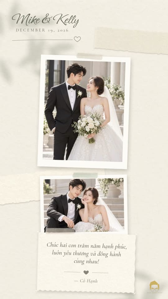 The guest photo slideshow in vertical format for a standing TV or phone