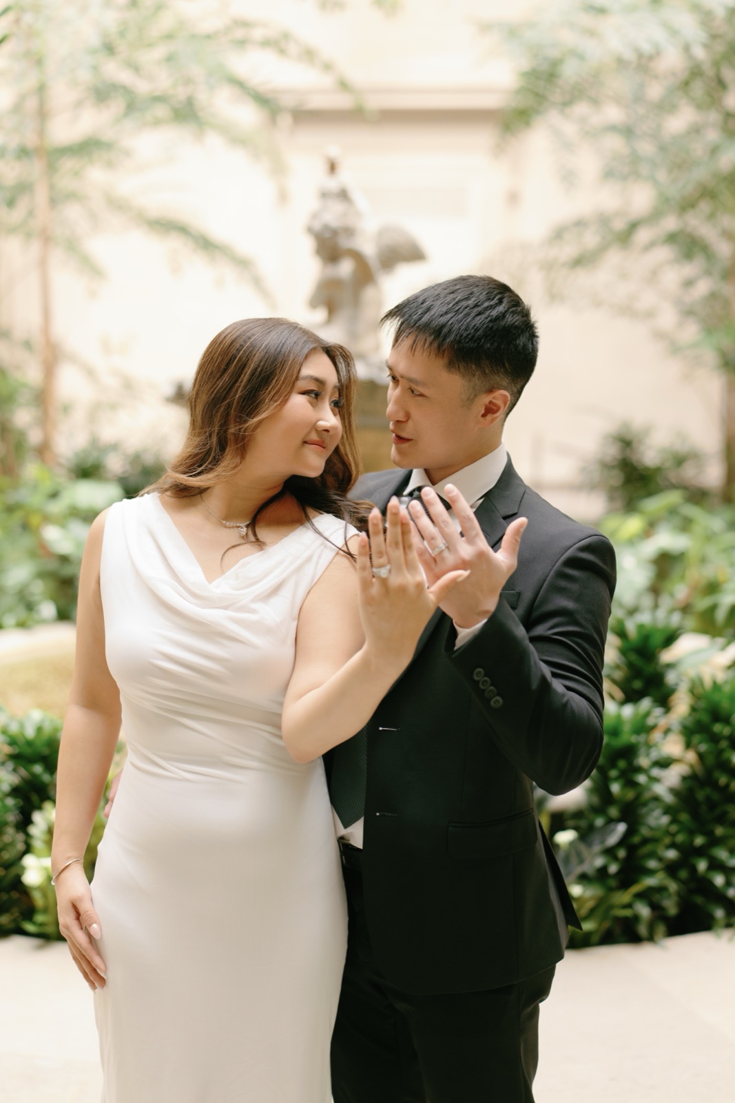 Engagement session at the National Gallery of Art in Washington, DC by Kevin Socola Films
