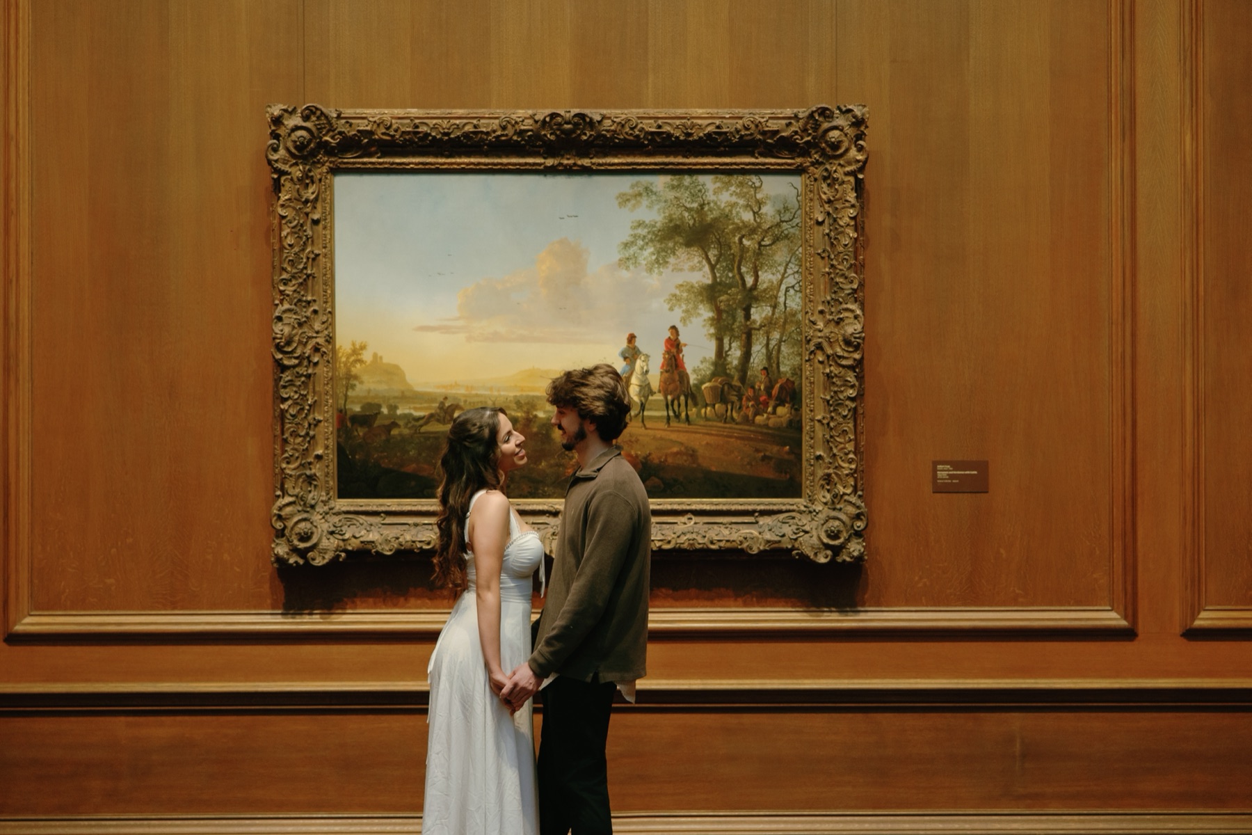 National Gallery of Art engagement session — Washington, DC — photographed by Kevin Socola Films